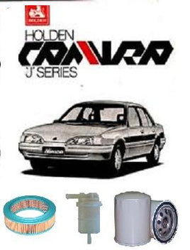 KIT2028  FILTER KIT HOLDEN CAMIRA  JB SERIES 1.6L PETROL L16 1982-1987 OIL  FUEL AIR FILTER FILTERS LUBE SERVICE  SET KIT