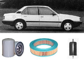 KIT2030  FILTER KIT HOLDEN CAMIRA  JD SERIES 1.8L THROTTLE BODY F/INJ 1982-1987  OIL  FUEL AIR FILTER FILTERS LUBE SERVICE  SET KIT