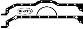 13115.031 SUMP GASKET TO BLOCK SL 3.5L TURBO AND NON TURBO T3500 1987-95 8AW110431 TITAN FORD TRADER 3.5L 0409 0509 O509 O409