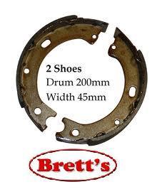 11526-N1547 H/BRAKE HAND BRAKE SHOE SET SHOES  Parkbrake Handbrake Shoes Nissan Patrol GQ Y60 GU Y61 GR Safari Hand Brake Pad Park Brake Hand Brake Drum Shoes Suits 1987-2010 Models  WIDTH IS 45MM BS1547 BB1547 E1547 N1547