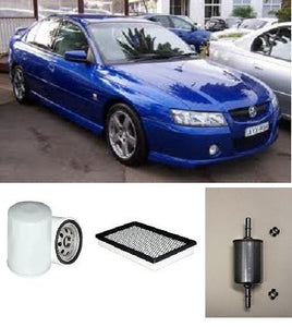 KIT2038 FILTER KIT HOLDEN COMMODORE VZ Petrol V8 6.0L L76   02/2006-07/2006   VZ Petrol V8 5.7L GEN III  08/2004-01/2006    OIL  FUEL AIR FILTER FILTERS LUBE SERVICE  SET KIT