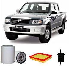 KIT6020 FILTER KIT MAZDA B-SERIES PETROL  B2600 2.6L EFI 02/1999 - 2006 OIL FUEL AIR FILTER LUBE SERVICE KIT SET