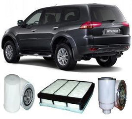 KIT3050 FILTER KIT MITSUBISHI CHALLENGER 2.5L 4D56 PB DIESEL 2009-   AIR OIL FUEL FILTER KIT SET  Mitsubishi    Challenger  2.5L TD    2009-    PB PC Turbo Diesel 4Cyl 4D56 4D56T CRD DOHC 16V K10120 K-10120
