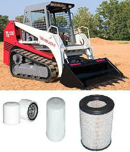 KITT001 FILTER KIT TAKEUCHI TL130 Yanmar 4TNV98  FILTERS   OIL FUEL AIR FILTER SET