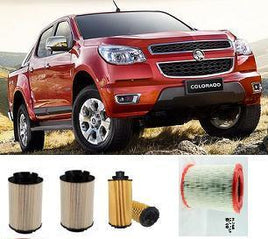 KIT2044 FILTER KIT HOLDEN COLORADO RG 2.5L 2.8L CRD 2012- OIL FUEL (2) AIR FILTER KIT SET 2012 2013 RSK29 RSK29C SAKURA K65010 K-65010