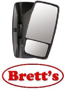 RH4030 LH LEFT HAND PASSENGER SIDE MIRROR HEAD + CONVEX 15' X 7"1/2 380MM X 195MM ISUZU HINO NPR DUTRO CANTER FUSO MITSUBISHI 147380SL