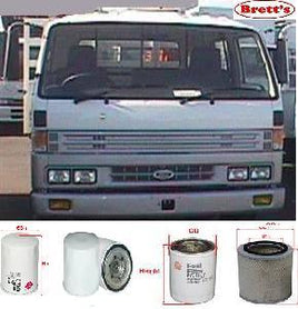 KIT8004 FILTER KIT FORD TRADER 1990-2001 O409 O811 O509 O812 0812 0409 0811 OIL MAIN OIL BY-PASS FUEL AIR LUBE SERVICE KIT SET