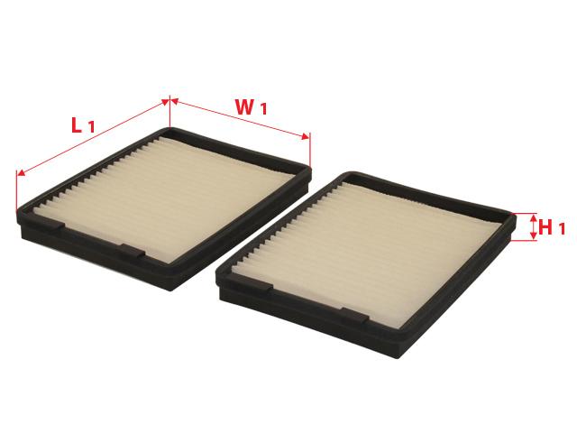 AC0004SET CABIN AIR FILTER BMW 520D 1.9L E39 2000-2004 BMW 523I 2.5L 525D 2.5L E39 BMW 528I 2.8L E39 1996-2000 BMW 528I E39 2.8L 535I 3.5L V8 E39 BMW 540I E39 4.0L V8 1996-2004 BMW 545I E39 CA-3001 WACF0010 64110008138