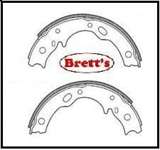 11526.001 H/BRAKE HAND BRAKE SHOE SET SHOES  PARK BRAKE PAIR MAZDA FORD T3500  T4000 T4600 1989- WIDTH IS 35MM W2Y14439Z W3Y34439Z W3Y34439ZA  MAZDA FORD TRADER 4 CYLINDER