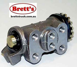 11510.057 LEFT HAND FORWARD REARWARD LH FWD RWD  REAR WHEEL BRAKE CYLINDER 1" BORE MAZDA FORD TRADER 0409 FORD TRADER O409   8/1989-2000  O509 8/1989-8/1995  MAZDA T SERIES T3500   8/1989-8/1995  T4000 5 STUD 1989-2000