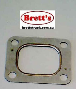 13105.046 TURBO MOUNT GASKET EXH EXHAUST MANIFOLD MITSUBISHI 1983-   6D14 6D14-1A 6D14-2A 6D16 6D16-0A 6D16-1A 6D17 6D15 FM515 FM557 FM618 FM657 FUSO