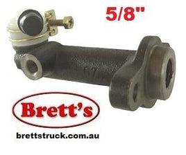 15650.307 CLUTCH MASTER CYLINDER ASSY ASSEMBLY IMPORT 5/8" 2 BOLT FLANGE CANTER FE437  MITSUBISHI FUSO MB334580 MB334583 FE325 1986 SM-M193 PNB760   FE325 FE305 FE315 1986