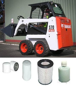 KITB005 FILTER KIT BOBCAT S70  WITH KUBOTA ENGINE D1005-E D1005E OIL FUEL AIR OUTER HYDRAULIC  HYD AT REAR BOB CAT  BOBCAT-MELROE