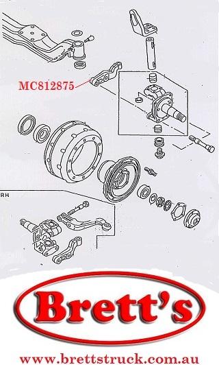 ZZZ MC812875 LH TIE ROD ARM FP418 FV418 FS428 1984-5/95 FM557 MITSUBIS ...