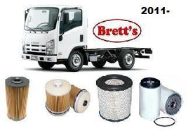 KIT2243 FILTER KIT ISUZU NNR85 NNR  2011-4JJ1-TCS3.0L 3L 2011- OIL FUEL FUEL/WATER AIR LUBE FILTER FILTERS SET SERVICE KIT ISUZU