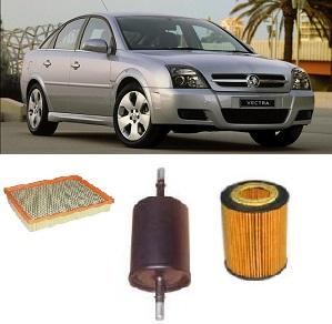KIT2055 FILTER KIT Holden Vectra 2.2L 2003-2005 ZC Petrol 4Cyl Z22SE MPFI DOHC 16V HOLDEN OIL FUEL AIR FILTERS LUBE SERVICE KIT