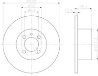 8DD 355 100-161 Front Brake Disc  ROTOR DR376 DBA376 50404 3 (E21), 06/75 - 03/84 31503/81 - 03/8455 Fitting Position Front Axle 316  318  318i 320  320/6  3 (E30)  31509/82 - 12/91