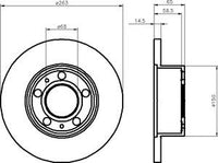 8DD 355 100-451 Front Brake Disc ROTOR DR380 DBA380 54004 VOLVO 240 (P242, P244), 08/74 - 12/93 240 Kombi (P245), 08/74 - 08/93 260 (P262, P264), 08/74 - 07/82 260 Coupe (P262), 08/77 - 07/78 260 Estate (P265), 07/75 - 07/82