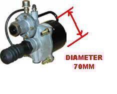 15770.202 CLUTCH BOOSTER 70MM UNIVERSAL ISUZU CLUTCH SERVO  1318004311 1876100850 CXY 01- EXY 00- EXD 06- 1318004661   CXZ 01-04
