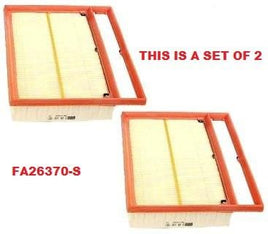 A0214SET AIR FILTER KIT SET OF 2 MERCEDES BENZ A-26370 FA-26370 2750940204 2750940104 C25110-2 C251102 C25110/2  A26370-S A-26370-S FA26370 WA5374