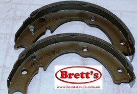 11526.004 H/BRAKE HAND BRAKE SHOE SET SHOES  PARK BRAKE PAIR MAZDA FORD O409 1981-        HA    3.0L    1981-84 O409 1984-        SL    3.5L    1984-7/89 O509 T3000 1981-   1981-84 T3500 1984-