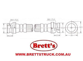 SPEC 11512.512 MAZDA T FORD TRADER FRONT / REAR BRAKE HYD HOSE HYDRAULIC LINE  TITAN MAZDA  MAZDA | W024-43-820 MAZDA | W024-43-820A MAZDA | W024-43-820B Miyaco | BH-410 W02443820 W02443820B    4.0    WGTAT       T4100 Rear Hose    Jan 84~ RHD