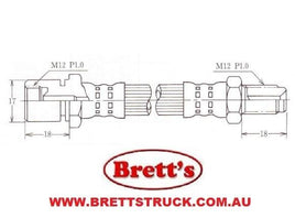 SPEC 11512.510 FOR TOYOTA DYNA COASTER REAR BRAKE HYD HOSE HYDRAULIC LINE      BU101    14B    LHD    Single Tire Rear Hose    Jan 95~Dec 98    3.7    BU102    14B/15B-F    4.1    BU142   90931-01013  90947-02520  90947-02530  96912-31402