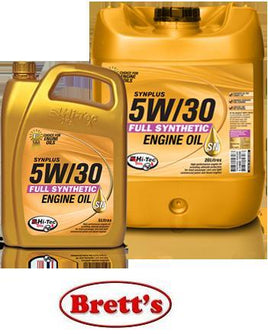 HT2007-020 20LTR  20L PETROL ENGINE OIL HT2007  Hi-Tec Synplus SN/CF 5W/30 5W30 is a full synthetic, low SAPS, super high performance engine oil