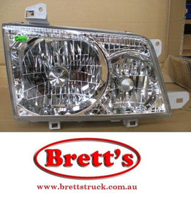 15400.502 RH DRIVERS SIDE RIGHT MAZDA WITH SINGLE RECTANGLE 2000- HEADLAMP   HEAD LIGHT HEADLIGHT HEAD LIGHT LAMP HEAD  T4600  WG70-51-0K0C  WG70510K0C  W611510K0F