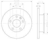 8DD 355 101-341 Front Brake Disc DR443 DBA443 8DD355101-341 AUDI 251407615B AUDI 251407615Q SEAT 251407615B SEAT 251407615Q 251407615B 251407615Q VOLKSWAGEN 251407615B VOLKSWAGEN 251407615Q