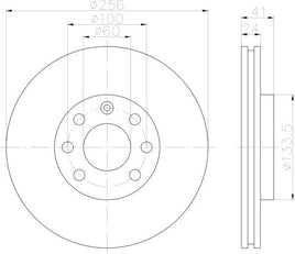 8DD 355 101-491  Front Brake Disc DAEWOO CIELO (KLETN), 02/95 - 08/97 CIELO Saloon (KLETN), 02/95 - 03/01 ESPERO Saloon (KLEJ), 10/91 - 09/99 LANOS (KLAT), 05/97 - LANOS Saloon (KLAT), 05/97 - 8DD 355 101-491