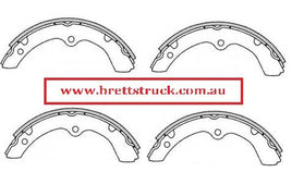 11525.230 REAR BRAKE SHOE SET OF 4 NEW SHOE   ISUZU    NLR85 2008-        4JJ1-TCS    3.0L    2008-    REAR SHOES ISUZU    NNR85 2008-     4JJ1-TCS    3.0L    2008-    REAR SHOES  2G0040
