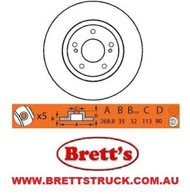 SPEC 11541.404 DISC ROTOR FRONT NISSAN  ATLAS 1991- 40206-0T301 402060T301  NISSAN D0206-0T301 D02060T301 NISSAN   BOSCH0986AB6054 NiBKRN1359V 10.91~10.933000SW2H41     10.93~05.953000DW2H41      10.91~05.954200DG2H41