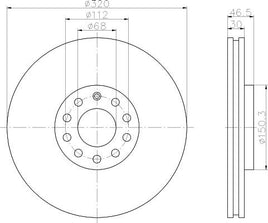 8DD 355 107-631 Front Brake Disc AUDI A4 Avant (8D5, B5), 11/94 - 09/01 A4 Saloon (8EC, B7), 11/04 - 06/08 A6 Avant (4B5, C5), 11/97 - 01/05 A6 Saloon (4B2, C5), 01/97 - 01/05 ALLROAD Estate (4BH, C5), 05/00 - 08/05 DBA4575 8DD355107-631