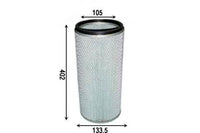 A363IN AIR FILTER INNER MITSUBISHI FM515 TURBO FUSO FA3257 A-5635 AIR FILTER WA950 FA-5635 42383 AF4896