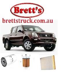 KIT2001 FILTER KIT HOLDEN RODEO RA 3.0L 3L TURBO 2007-6/2008 4JJ1TC  OIL FUEL AIR FILTERS LUBE SERVICE KIT RSK6