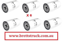 FC158JX6 6 PAK PACK FUEL FILTERS FOR TOYOTA DUTRO HINO  Z252 Z252X Z380   Z252X   23303-64010  Z380  WK828   P550385 33138 WCF48  FF5159  11A1906  6PAK