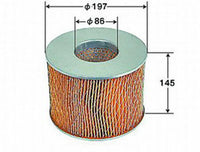A1006   AIR FILTER FOR TOYOTA 17801-62010TOYOTA 17801-75030TOYOTA AY120-TY064NISSAN V9112-2023TOYOTA   HILUX PETROL 3.4L V6 PETROL 5VZ - 2002-2004 TOYOTA LANDCRUISER PRADO LANDCRUISER PRADO