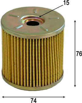 FE153J FUEL FILTER FOR TOYOTA  LAND CRUSIER  LANDCRUSIER   FUEL FILTER R2590P 04234-68010 R2423P R2432 R2590 023468010  P551339 HJ47 / HJ60 / HJ75 - 4.0L - 1980-1981 TOYOTA LANDCRUISER DIESEL HZJ78R