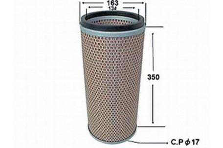 A569J AIR FILTER INNER ISUZU WA1107 A569 A-569J HDA5649 92956389 11421 ...