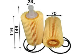 OE0071 OIL FILTER FOR TOYOTA V8 LAND CRUSIER  R2651  R2651P 04152-51010  0415251010  04152-38020  0415238020  P505988  CO80 WCO080