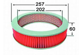 A206J AIR FILTER A206 A-206J WA223 A223 FA3088 LANCER LA 4G33 4 1.4L PETROL CARBY 1974-1976  LANCER LB HATCH 4G32  1977    LANCER LB  1.4L 1977-1979 LANCER LC 1979-1981  SIGMA - GE / GH / GJ / GK  - 2.6L / 2.0L / 1.9L / 1.6L- V6 - 1977-  D50  1979-