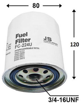 FC224J FUEL FILTER CMA86 ENGINE MK150  FUL002  4A1902 14240.002 Z192 WZ192 FF5172 P502163 16403Z90000 16403-Z9000 39069 P551340 FF5158 16403-01T01 HH166-43560