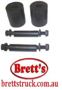 10600.800  REAR SUSPENSION HINO ISUZU NISSAN UD Z BAR REBOUND BUSH KIT FOR 1 AXLE WITH HENDRICKSON HAS HAS230 REAR SUSPENSION 987580012 98758-001 49175-014-2 49175014