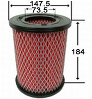 A2006 AIR FILTER NISSAN LIGHT VEHICLE NAVARA D22 SERIES I-IV QD32 ENG 4CYL 3.2L DIESEL ASPIRATED 1997-1999   A1417 FILTERS  CAR TRUCK TRACTOR EXCAVATOR UTE