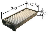 AC0019 CABIN AIR FILTER  CITROEN C5 ES9A ENG 6CYL 3.0L  2006-2007 CITROEN C5 EW10A ENG 4CYL 2.0L PETROL MPFI 2006-2007 RCA138C POLLEN RCA138 WACF0037 CAC-21010 6447HV 6447.HV AZUMIAC42019 CITROEN6447-HV MANNCUK3518