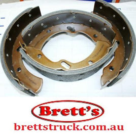 11525.031 FRONT BRAKE SHOES LININGS PADS  MAZDA FORD TRADER 110MM WIDE ** O509  6 STUD    TRADER     O811  6 STUD     O812 8/1989-   O812 1984-        SL TURBO    T3500    SL TURBO    3.5L  T3500 SL TURBO  T4000  T4100 1984-    T4600 1995- 6 STUD