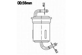 FS9217 EFI FUEL FILTER  N9217JETSHEEN  OK55820490KIA K55820490 FF2257FLEETGUARD JN 9217JETSHEEN Z605RYCO 0986AF8047BOSCH WZ605WESFIL/COOPERS