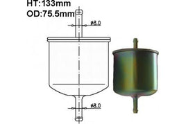 FC211J FUEL FILTER  MITSUBISHI34807-533 MOTORCRAFTFG 897 MOTORCRAFTFG 978 MOTORCRAFTFG-895 NISSAN16400-00800 NISSAN16400-0B000 NISSAN16400-0B001 NISSAN16400-10G03 NISSAN16400-27061 NISSAN16400-A4201 NISSAN16400-N1400 NISSAN16400-N1410