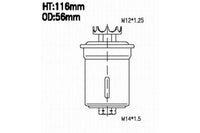 FS6003U  EFI FUEL FILTER  AZUMI FSP23003U CHROMITE FF-737 DONALDSON GFT-6041 FLEETGUARD FF5220 FRAM G5603 FRAM G6474 GONHER GG185 INTERFIL FGI49 JS FS6003U MITSUBISHI MB-868458 MITSUBISHI MB348127 FOR TOYOTA 23300-70100  23300-79135